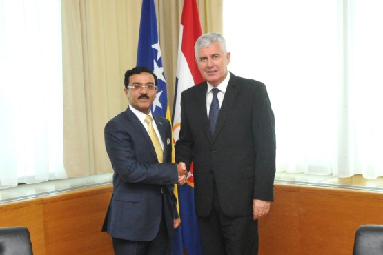 Zamjenik predsjedavajućeg Doma naroda dr. Dragan Čović primio ambasadora Kraljevine Saudijske Arabije u BiH